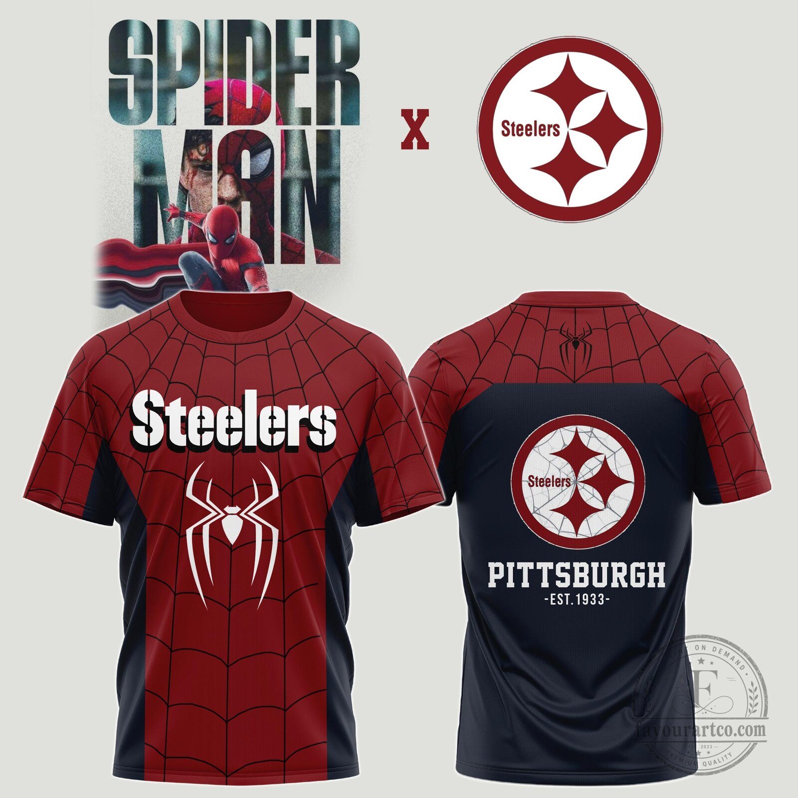 Pittsburgh Steelers x Spider Man "Brand New Day" 2026 Shirt Hoodie