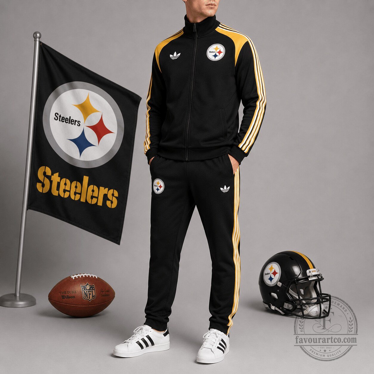 Pittsburgh Steelers | Premium NFL Game Day Jacket & Jogger Set NY