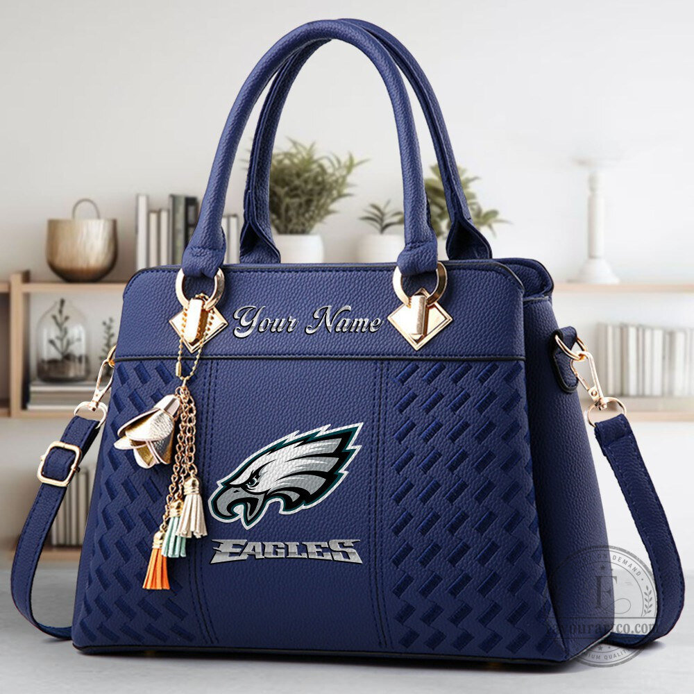Philadelphia Eagles Personalized Faux Leather Handbag 12 Philadelphia Eagles Personalized Faux Leather Handbag