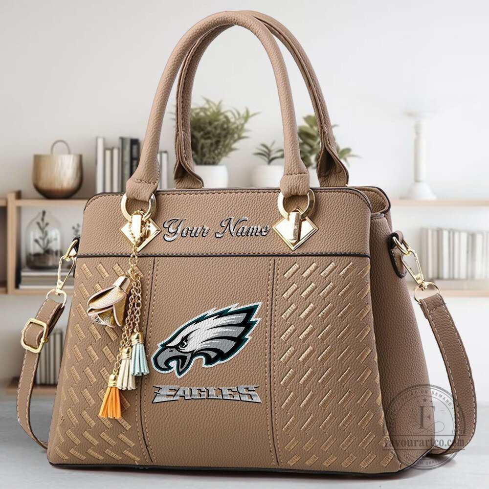 Philadelphia Eagles Personalized Faux Leather Handbag 13 Philadelphia Eagles Personalized Faux Leather Handbag