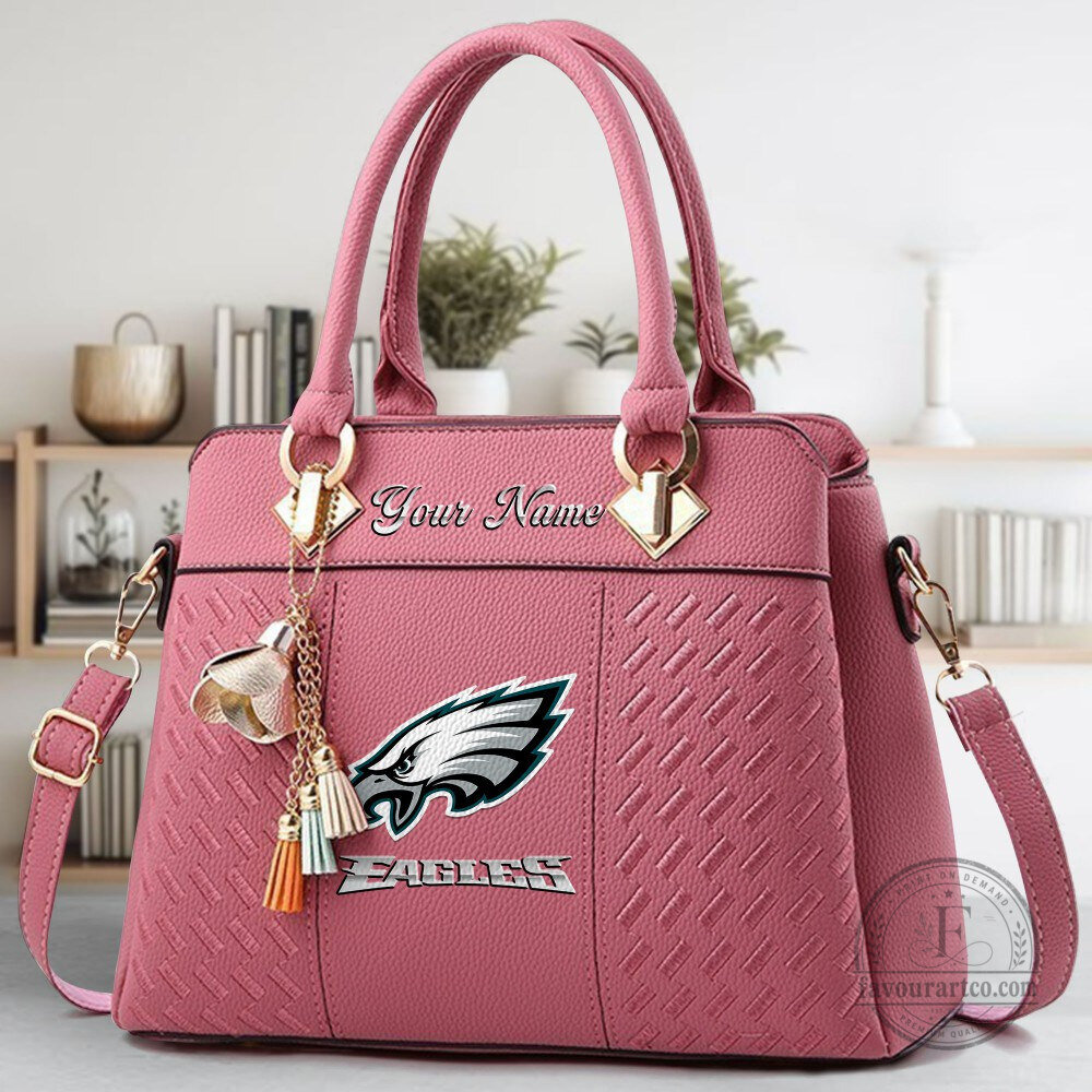Philadelphia Eagles Personalized Faux Leather Handbag 14 Philadelphia Eagles Personalized Faux Leather Handbag