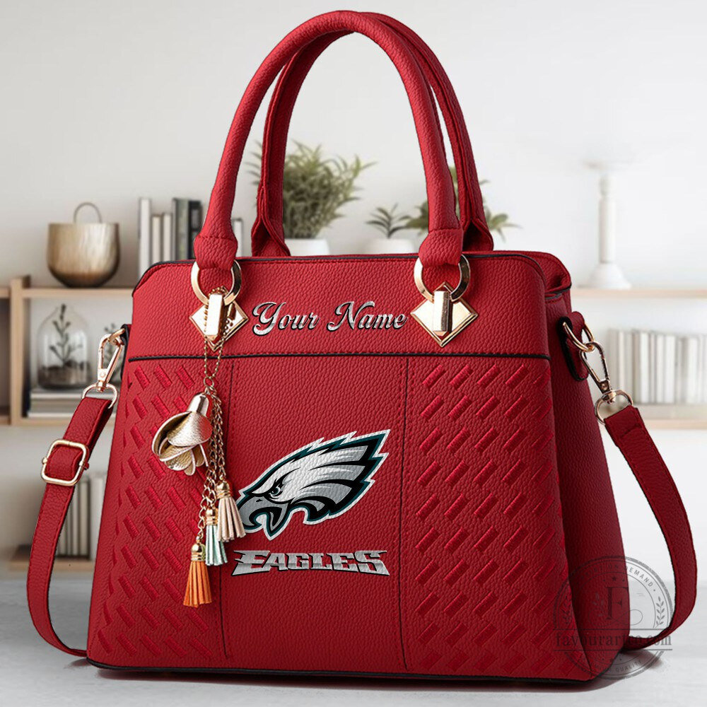 Philadelphia Eagles Personalized Faux Leather Handbag 15 Philadelphia Eagles Personalized Faux Leather Handbag