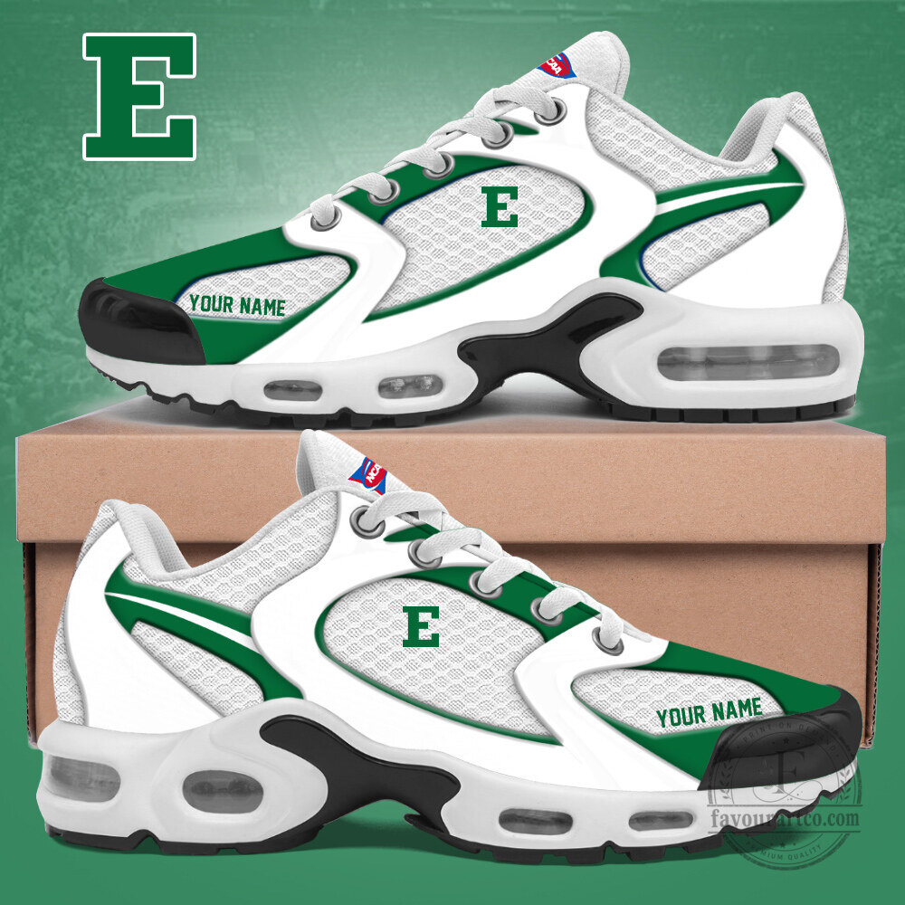 Custom Air Max Plus Sneakers for Eastern Michigan Eagles Fans