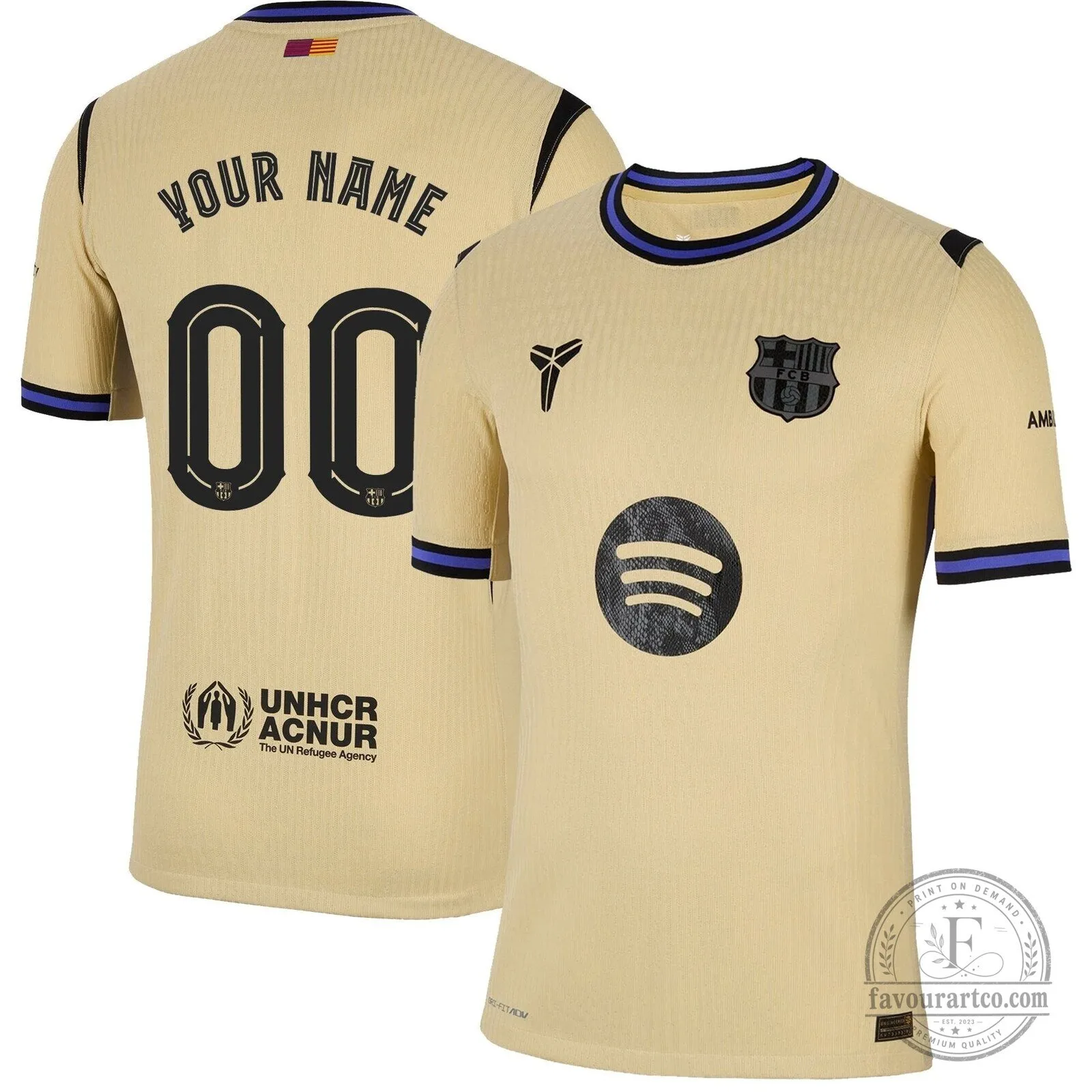 FC Barcelona Kobe Bryant Edition 2025-2026 Limited Custom Jersey