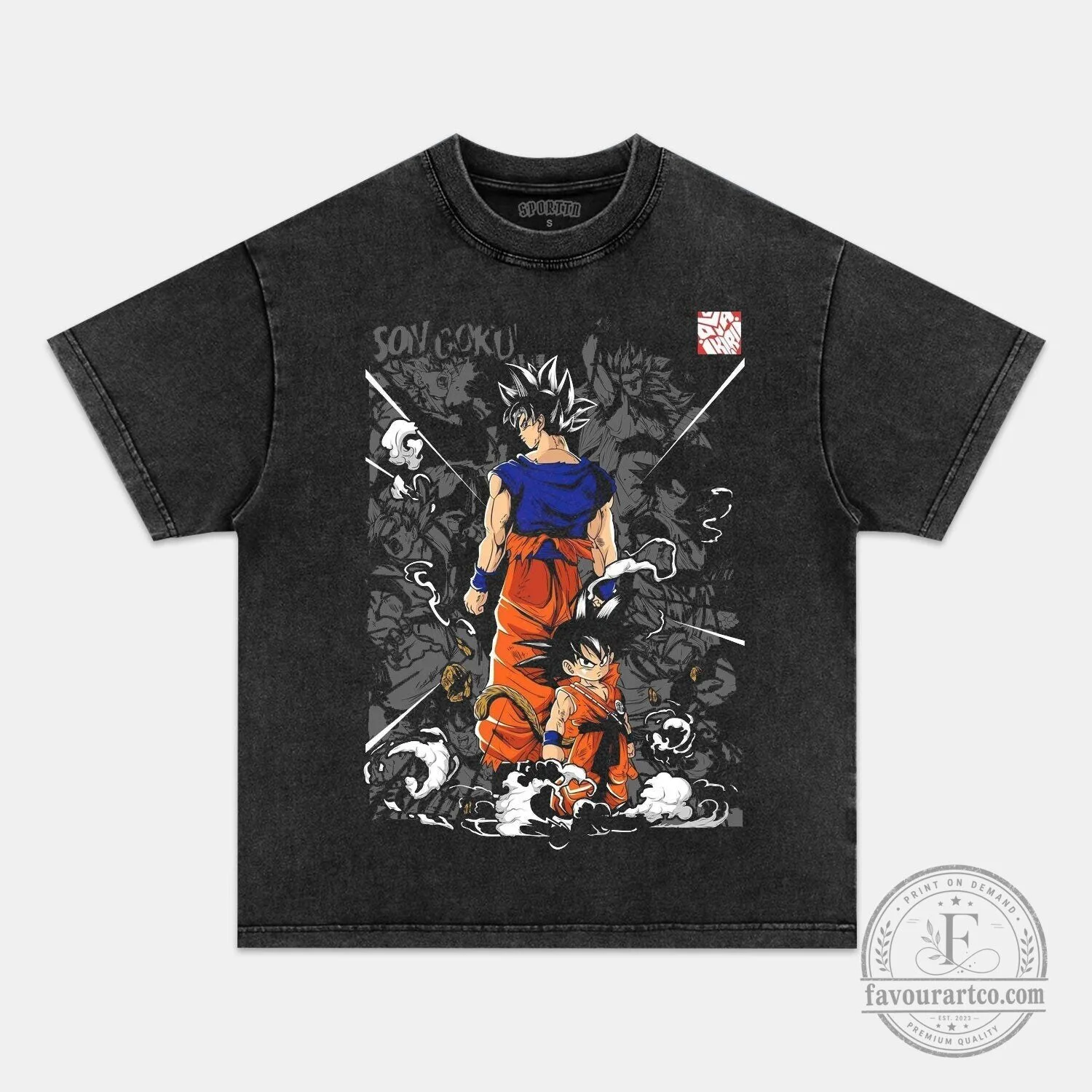 Dragon Ball Z Son Goku Super Saiyan Vintage Anime Graphic T-Shirt