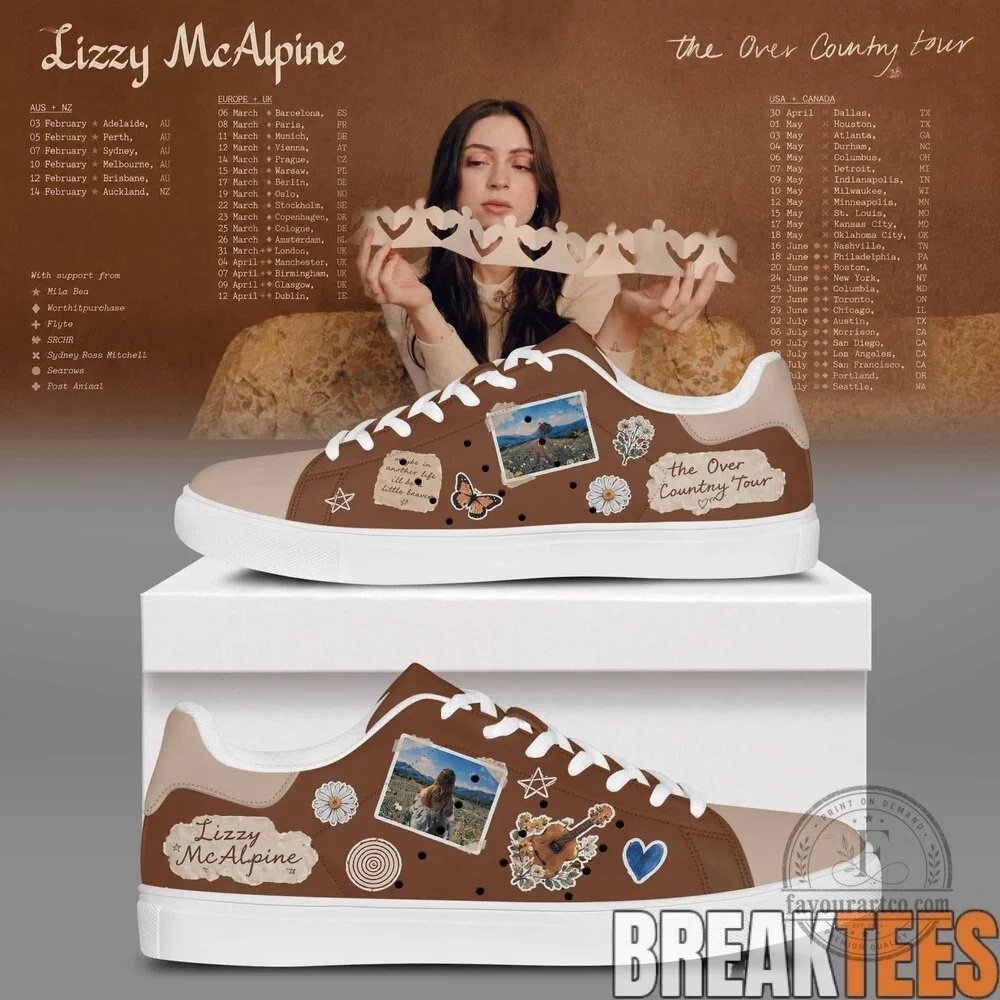 Lizzy McAlpine The Over Country Tour Music Fan Shoes