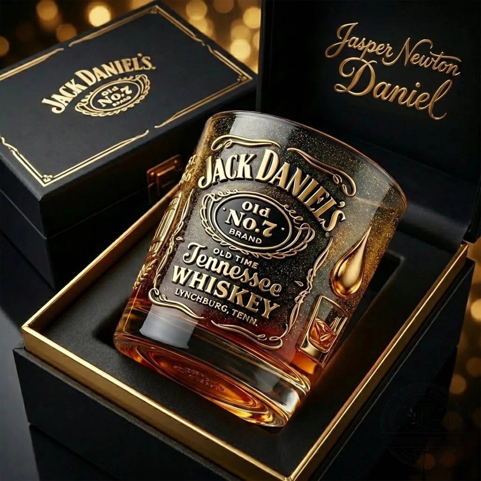 Tennessee Whiskey Drinking Glass from Jack Daniel's Old No. 7 Brand