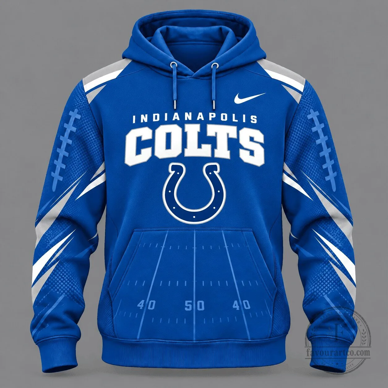 Indianapolis Colts Football Team Blue Game Day Hoodie
