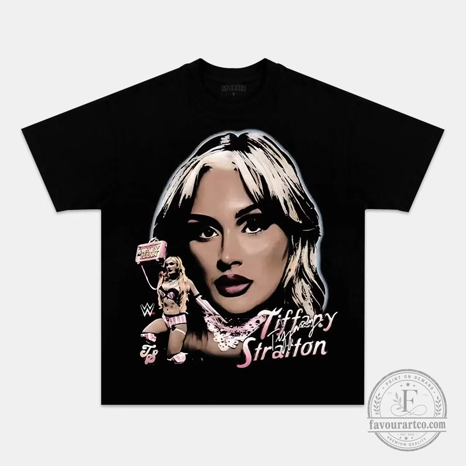 WWE Superstar Graphic Tee featuring Tiffany Stratton