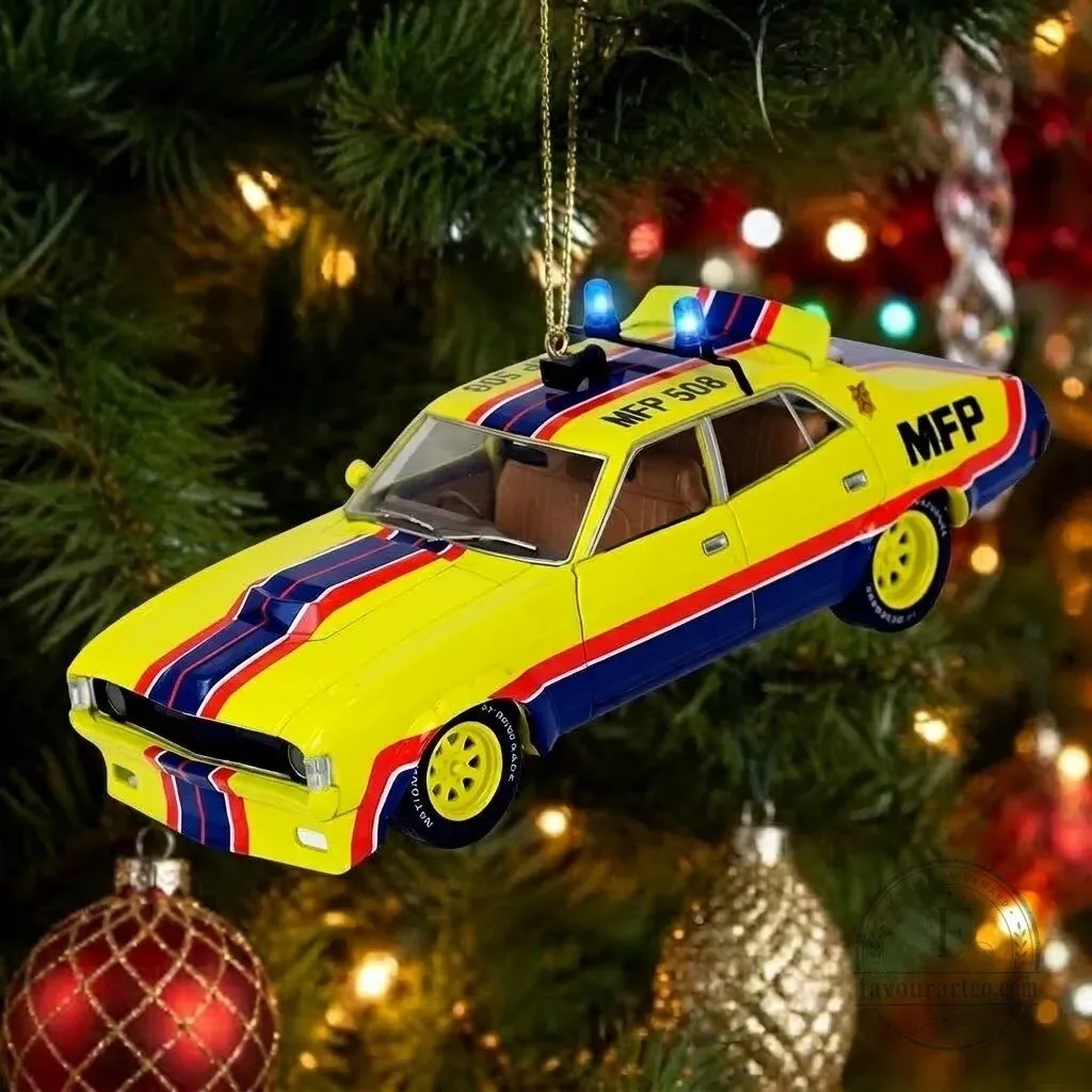 Mad Max MFP Interceptor Police Car Christmas Tree Ornament Decoration