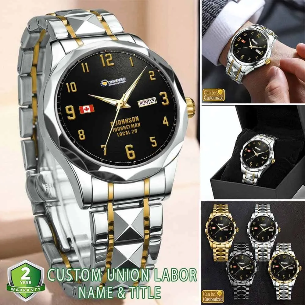 Canadian Union of Public Employees Stainless Steel Wristwatch 7 Canadian Union of Public Employees Stainless Steel Wristwatch