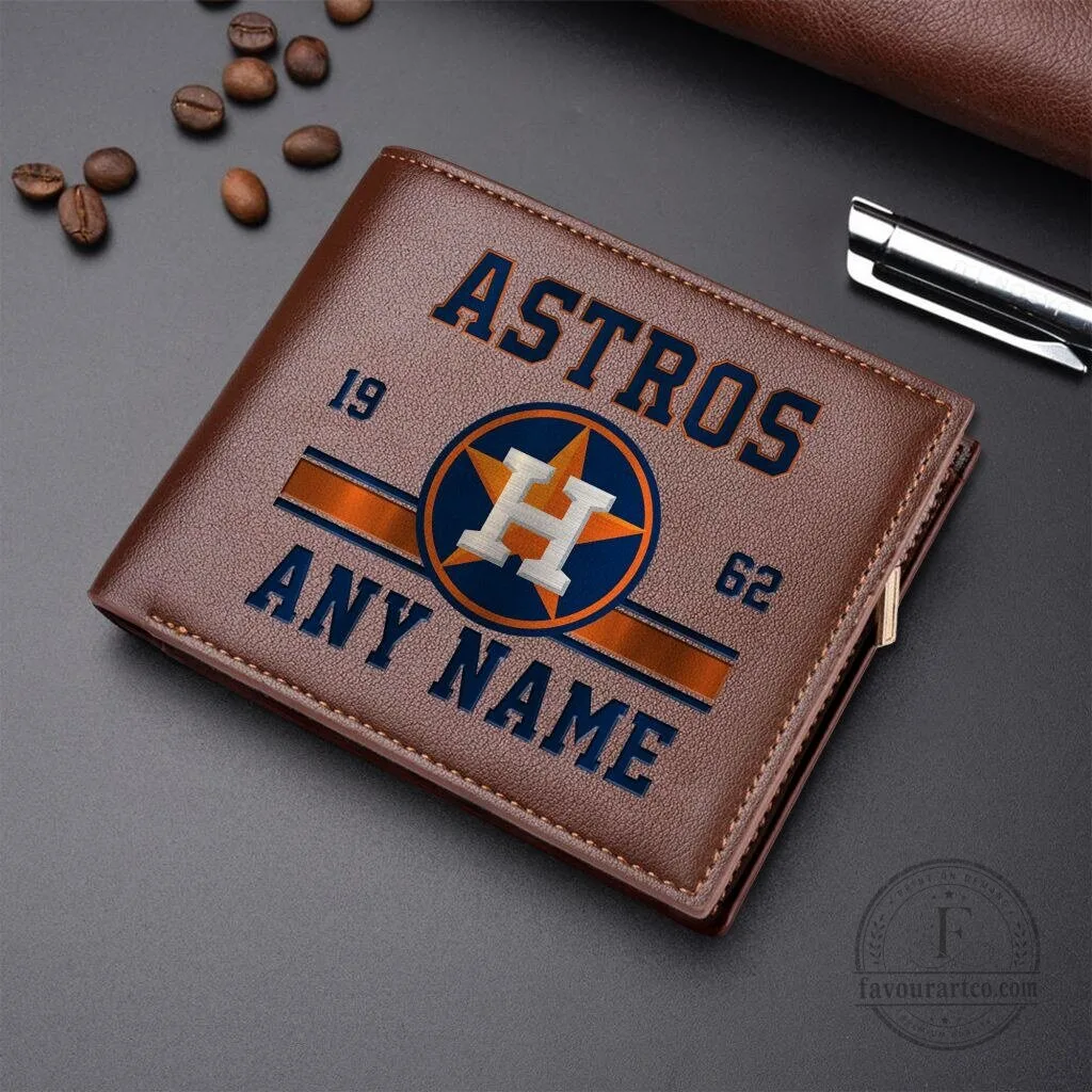 Houston Astros Personalized Name Baseball Team Fan Wallet 9 Houston Astros Personalized Name Baseball Team Fan Wallet