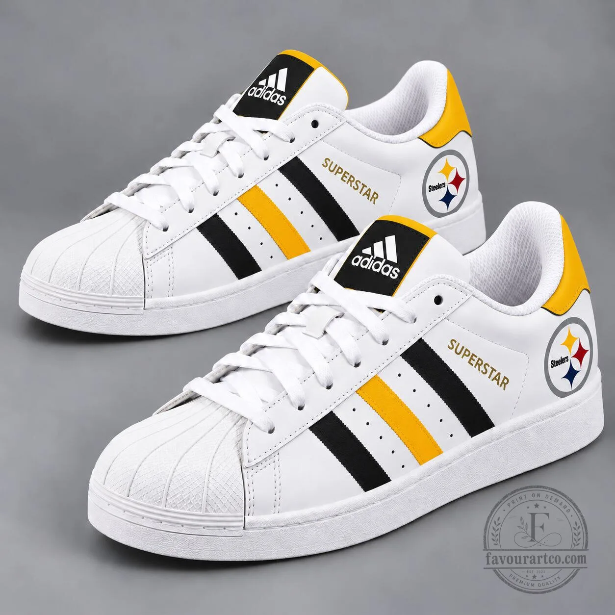 Pittsburgh Steelers NFL Team Pride Superstar Shoes