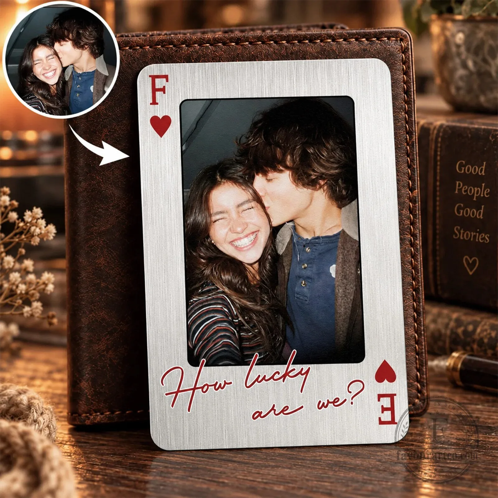 Personalized Wallet Card for Couples, Custom Photo Playing Card Insert Gift 3 Personalized Wallet Card for Couples, Custom Photo Playing Card Insert Gift