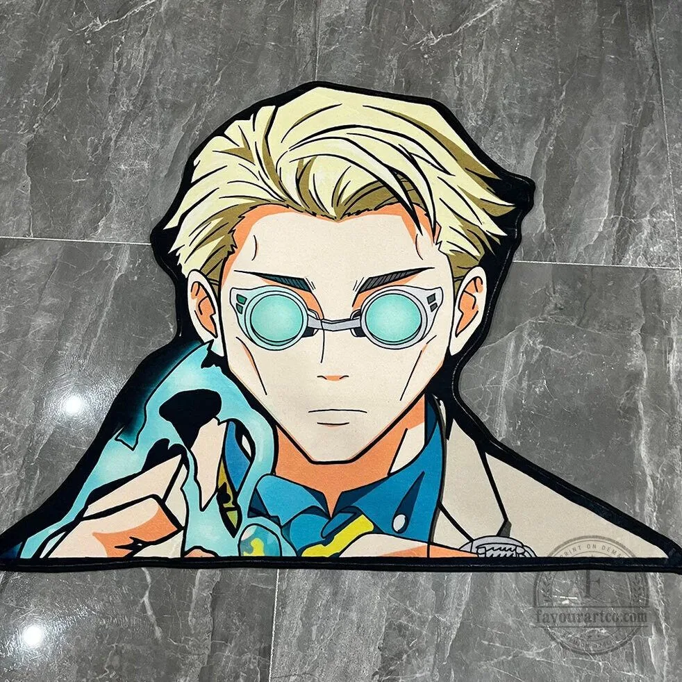 Kento Nanami Jujutsu Kaisen Anime Character Area Rug