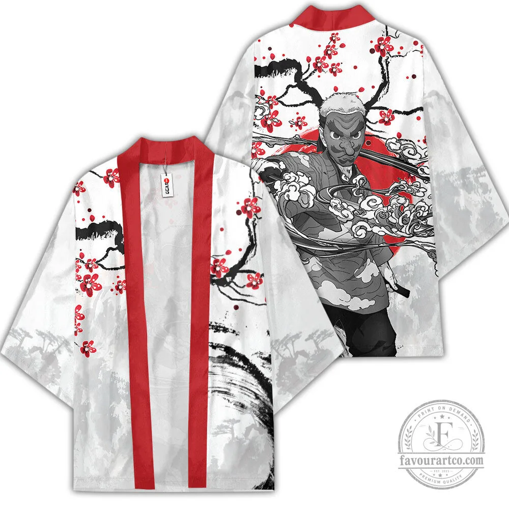 Demon Slayer Sakonji Urokodaki Anime Kimono Cardigan Jacket