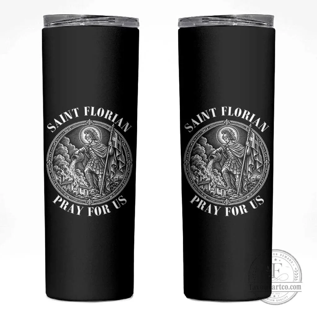 Saint Florian Firefighter Patron Saint Pray For Us Christian Faith Tumbler 3 Saint Florian Firefighter Patron Saint Pray For Us Christian Faith Tumbler