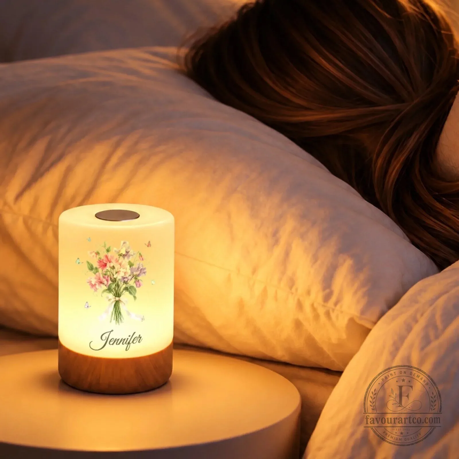 Personalized Butterfly Bouquet Dimmable Touch Night Light Lamp for Women 7 Personalized Butterfly Bouquet Dimmable Touch Night Light Lamp for Women